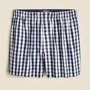 J.Crew Patterned Boxer in Van Buren Gingham Navy